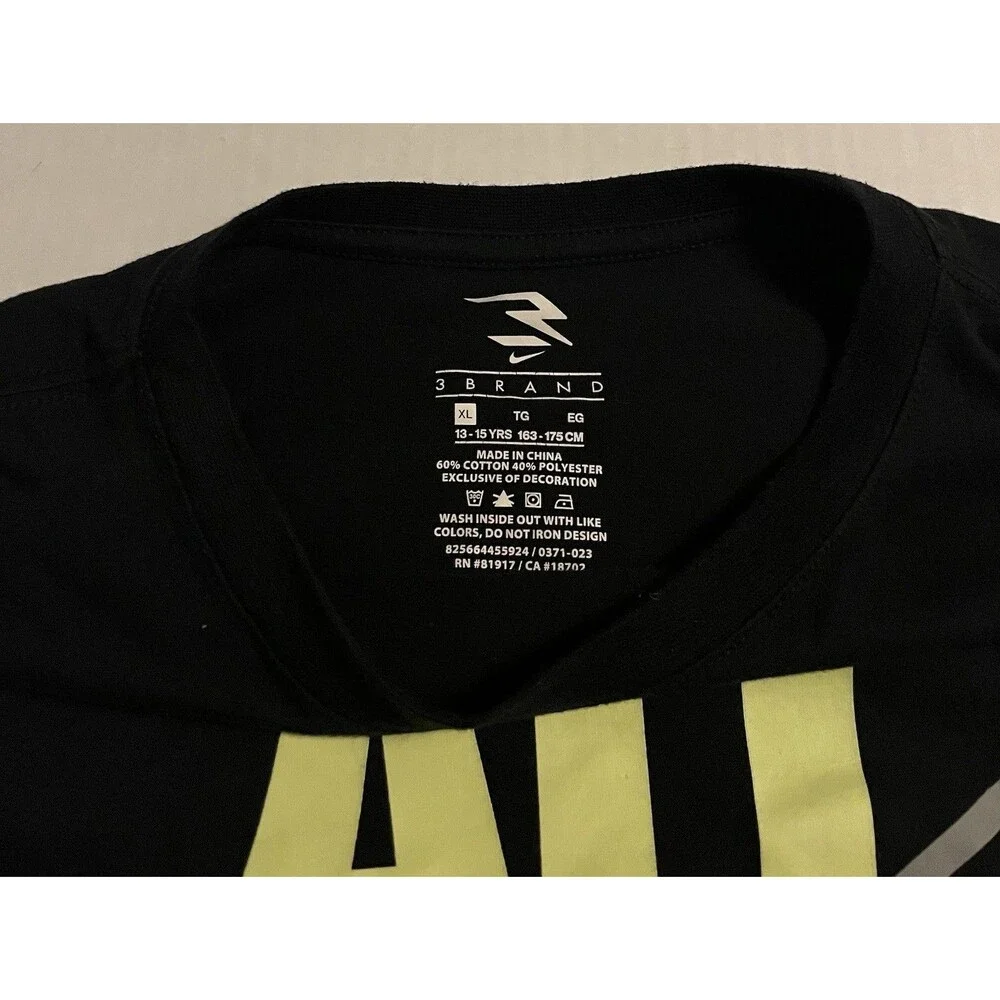 Nike 3BRAND Russel Wilson All In Swoosh Long Sleeve T-Shirt Youth Boys XL 13-15